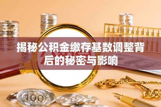 濮阳揭秘公积金缴存基数调整背后的秘密与影响