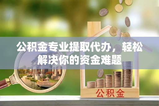 濮阳公积金专业提取代办，轻松解决你的资金难题