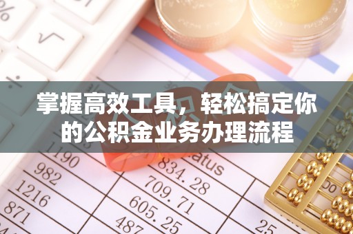 濮阳掌握高效工具，轻松搞定你的公积金业务办理流程