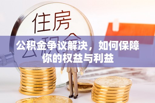濮阳公积金争议解决，如何保障你的权益与利益