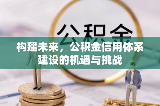 濮阳构建未来，公积金信用体系建设的机遇与挑战