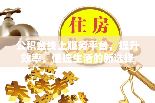 濮阳公积金线上服务平台，提升效率，便捷生活的新选择