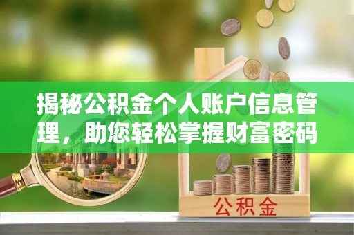 濮阳揭秘公积金个人账户信息管理，助您轻松掌握财富密码