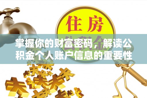 濮阳掌握你的财富密码，解读公积金个人账户信息的重要性