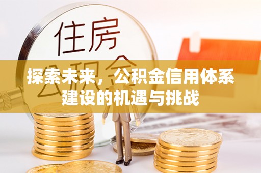 濮阳探索未来，公积金信用体系建设的机遇与挑战