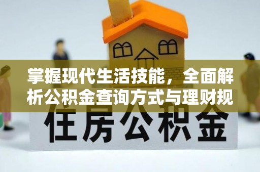濮阳掌握现代生活技能，全面解析公积金查询方式与理财规划